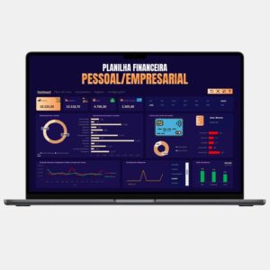 Planilha Financeira com controle de cartão de crédito